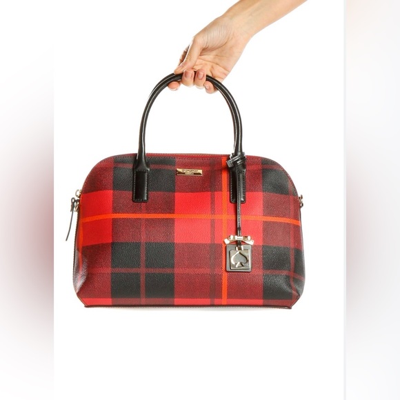 kate spade Bags Kate Spade Buffalo Plaid Checkered Holiday Bag